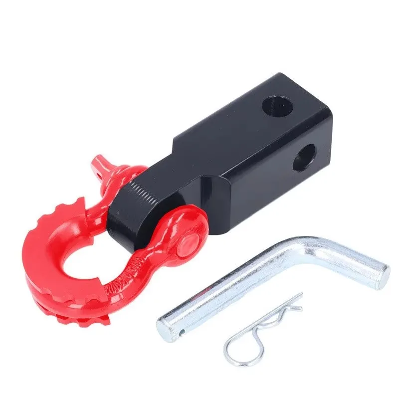 Poer Hot 2 Inch for Cars, Trucks, Jeeps Universal Shackle Hitch Receiver High Strength Steel Trailer Hitch Receiver