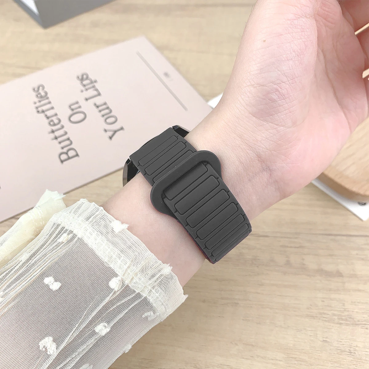 

Магнитная петля для часов Huawei Watch Fit 4 Pro/4/3, новый силиконовый сменный ремень Correa, браслет для часов Huawei fit 4 Pro Band