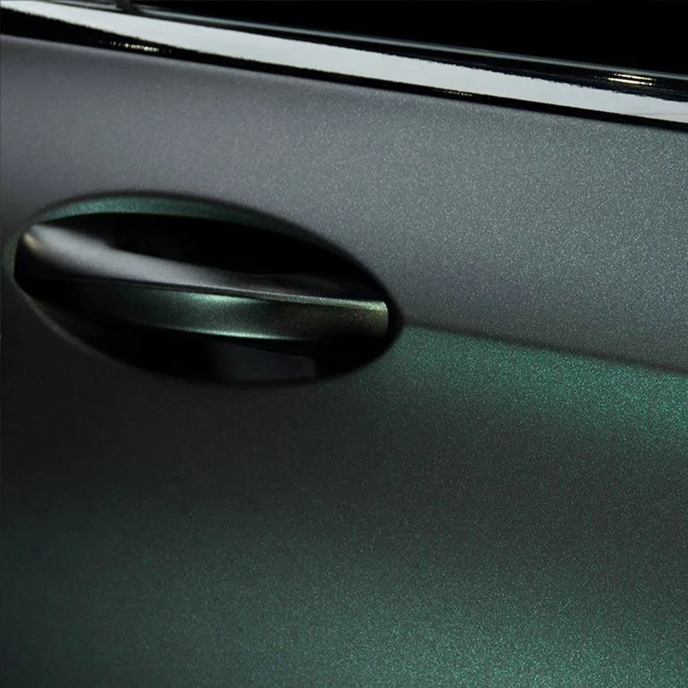 

Car Vinyl Film PET Matte Metallic Diamond Green Grey Auto Wrap Decal Sticker Air Release Motorcycle Car Body Decoration Film