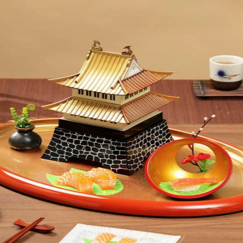 Japanese Restaurant Sushi Tower Creative Tableware BBQ Meat Beef Plate Sashimi Platter