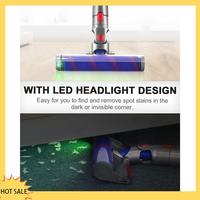 A66Z For Dyson V10 V8 V7 V11 V15 Direct Drive Vacuum Cleaner Turbo Brush With Quick Release Brush Head For Cleaning Carpets