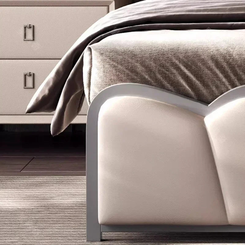 *180X200CM Nordic European Bed  royal bedroom furniture set luxury queen size frame table Double japanese bed furniture for home