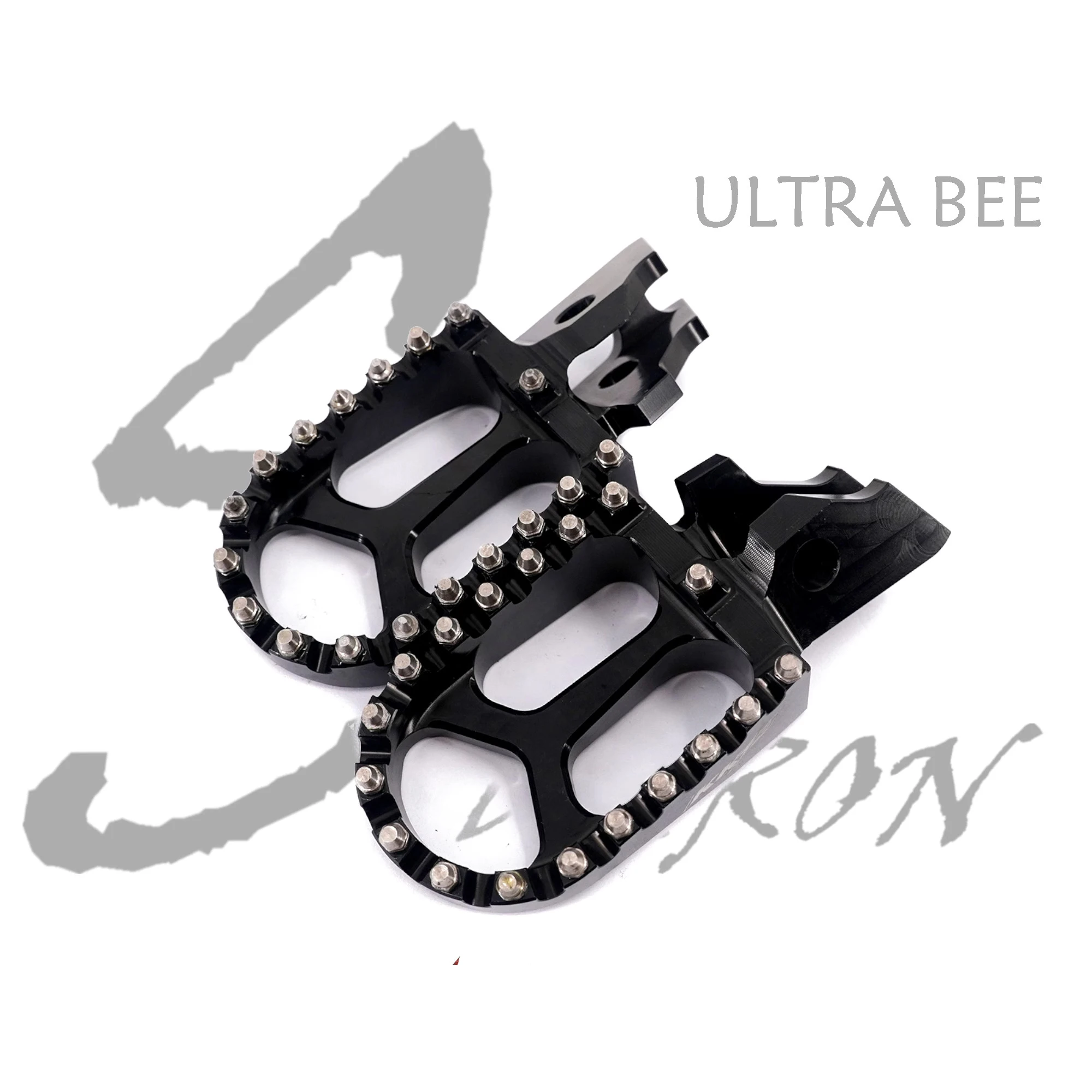 KKE Footpegs Billet Foot Rest for SURRON Ultra bee modified Pedals UB Mod wide foot pegs