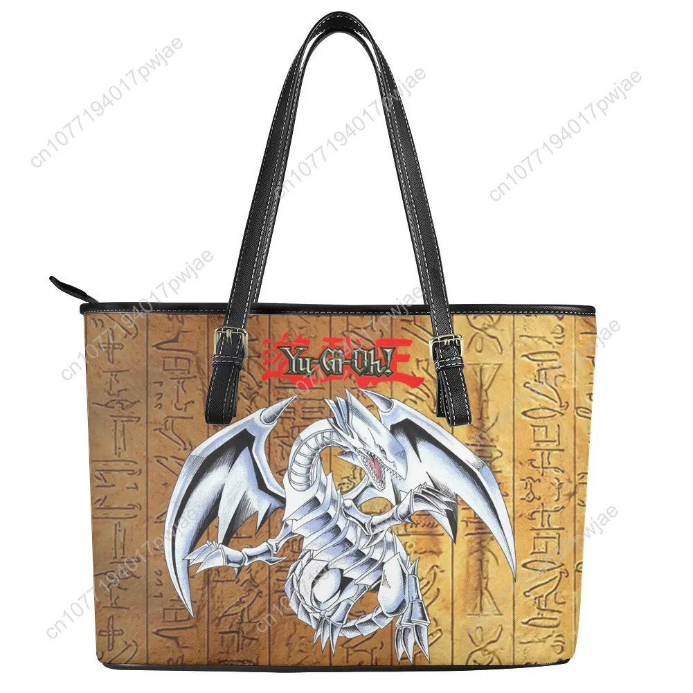 

Yu Gi Oh Anime Yugi Muto Custom Handbag Womens Mens Personalized Tote Bag Shoulder Bag Business Leather Purse Travel Bag Gift