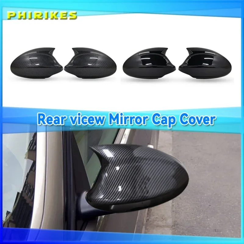 

For BMW 1 3 Series E81 E82 E87 E88 E90 E91 E92 E93 2005-2009 Car Side Wing Mirror Cover Rear-View Caps Black high quality types