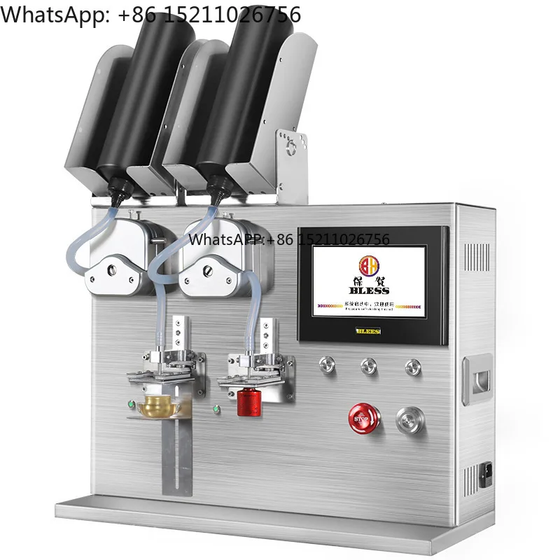 

TEBAK FillinMachine Desktop Essential Oil Mascara Nail Gel Polish Filling Machine for Nail Gel Polish Products