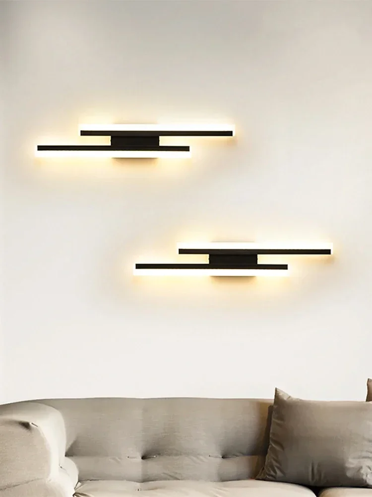 Applique Murale LED au Design Moderne, Luminaire Décoratif d'Nik, Idéal pour un Salon, une Chambre à Coucher, des Escaliers, un Couloir