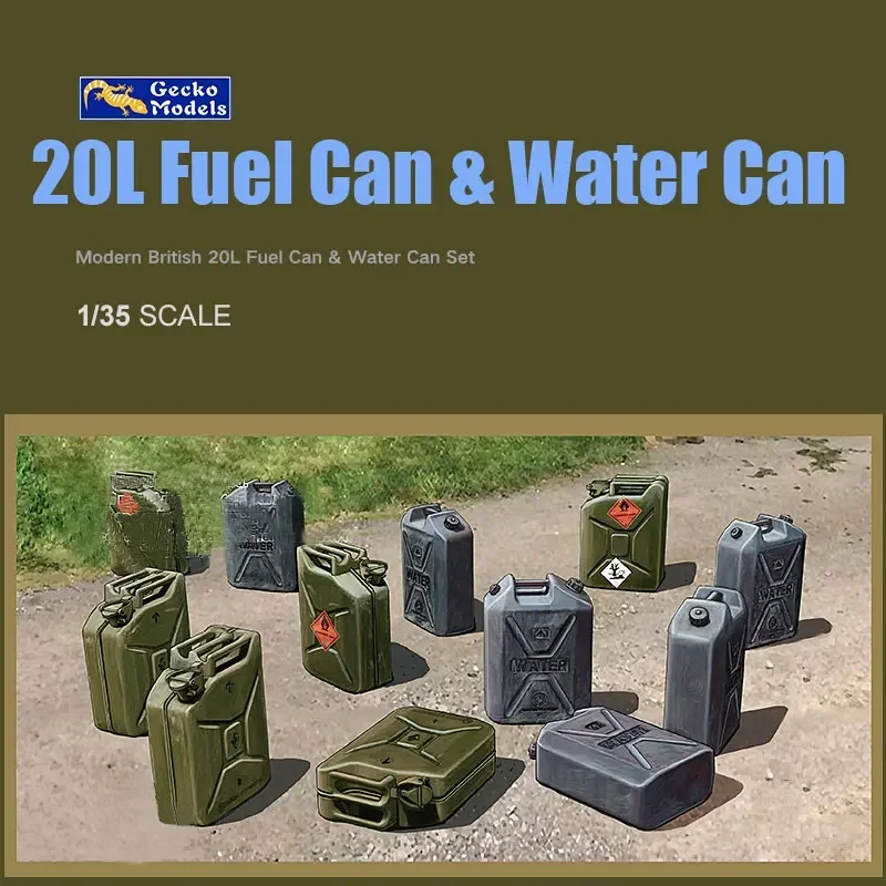 

1/35 Gecko model 35GM0079 British current oil drum set -assembly Scale Model Kit