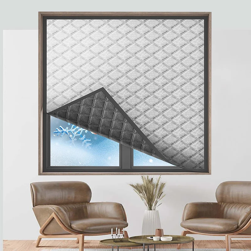 Graphene curtain [whole piece] thickened, sealed, cold resistant, insulated, cold resistant, no need to drill holes