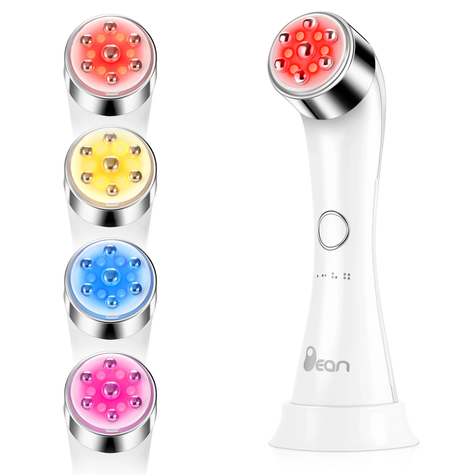 

Home Use Rf Face Lifting Beauty Device Skin Tightening Massager Red Blue Led Light Therapy Wand Rf Frequency Therapy Machinces