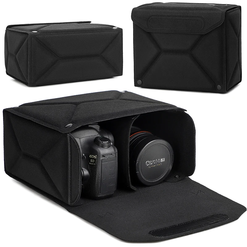 Multi-Purpose Camera Insert Bag Mirrorless DSLR Protective Case Portable Lens Photography Bag for Camera Equipment