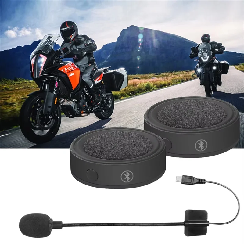 

Lasting BT17 Handsfree Motorcycle Helmet Headset, Bluetooth 5.0 Wireless Stereo Music Player With Noise Reduction Earphone