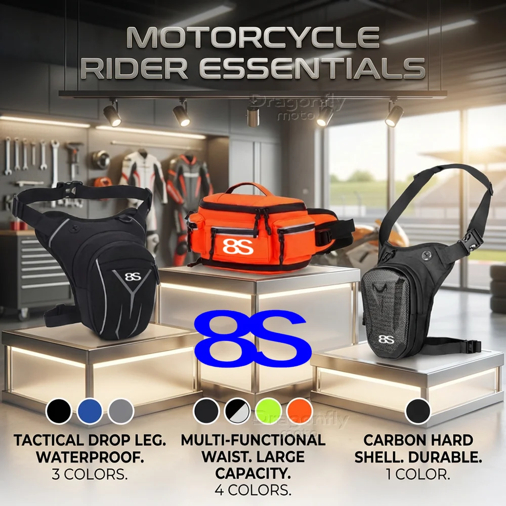 For SUZUKI GSX-8S GSX8S GSX 8S 2023 All Years Motorcycle Leg Bag Waterproof Rider Waist Bag Cycling Bike Crossbody Bag