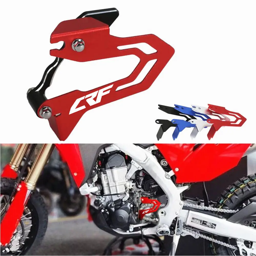 

CRF LOGO мотоциклетная передняя звездочка, защита цепи, алюминиевая крышка для HONDA CRF450X 2019-2022 CRF450L/RL CRF 450X CRF 450L/RL