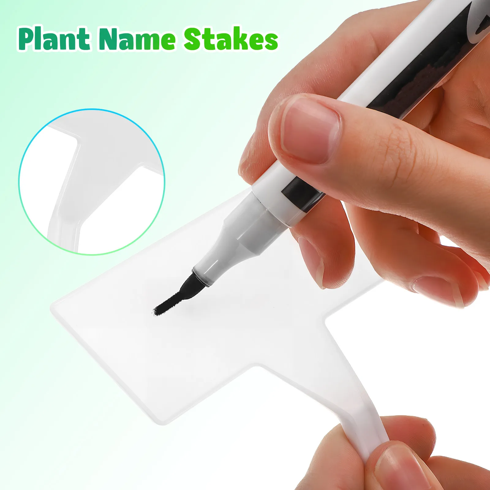 

35Pcs Garden Label Stakes Blank Plastic Plant Tags for Indoor Outdoor Plant Identification and Management Garden Stake Tags