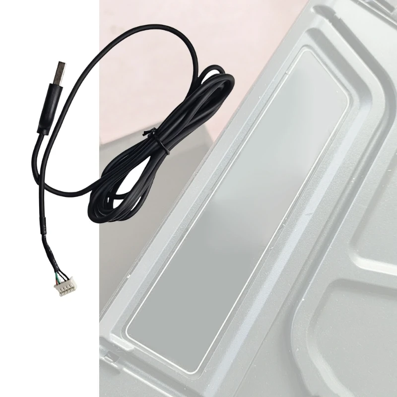 Robust USB Replacement Cable For M500 BLUE Gaming Keyboards Featuring Metal Reinforced Rubber Coating 896C