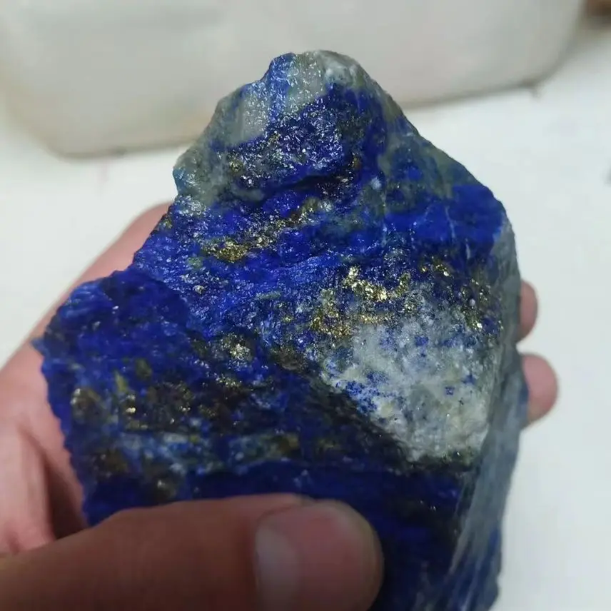 Natural Lapis Lazuli Rough Stones Healing Quartz Crystal Afghanistan Raw Mineral Specimens Home Decor Jewelry