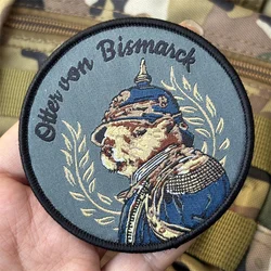 Parche táctico Beaverl de moral, brazalete con estampado y gancho