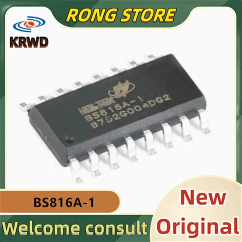

15 шт. BS816A-1 новый и оригинальный чип IC BS816A NSOP-16 6-клавишный конденсатор сенсорная кнопка чип