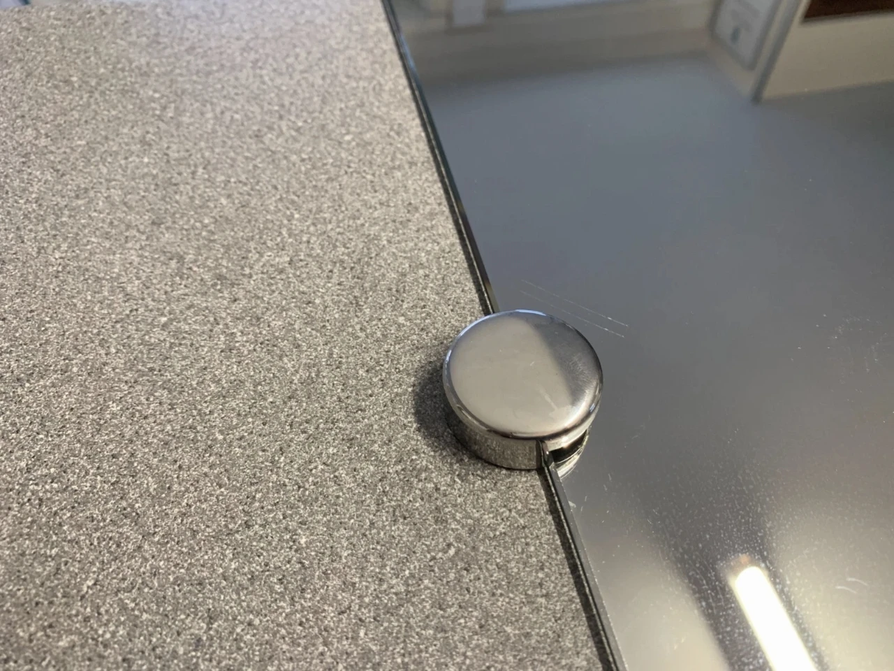 1 قطعة قوس حافة مرآة من الكروم الدائري المجهزة على بوصلة Elddis قافلة القرصان أو المنزل المتنقل لسمك المرآة حتى 6 مللي متر