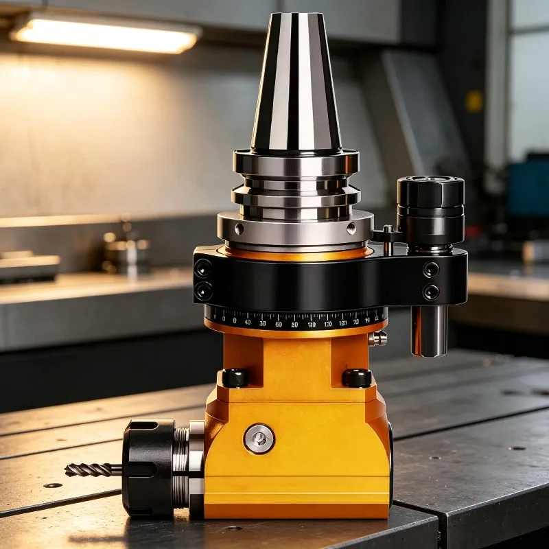 High Precision CNC Machining Center Right Angle Head Side Milling Head BT30/40/50 Tool Holder