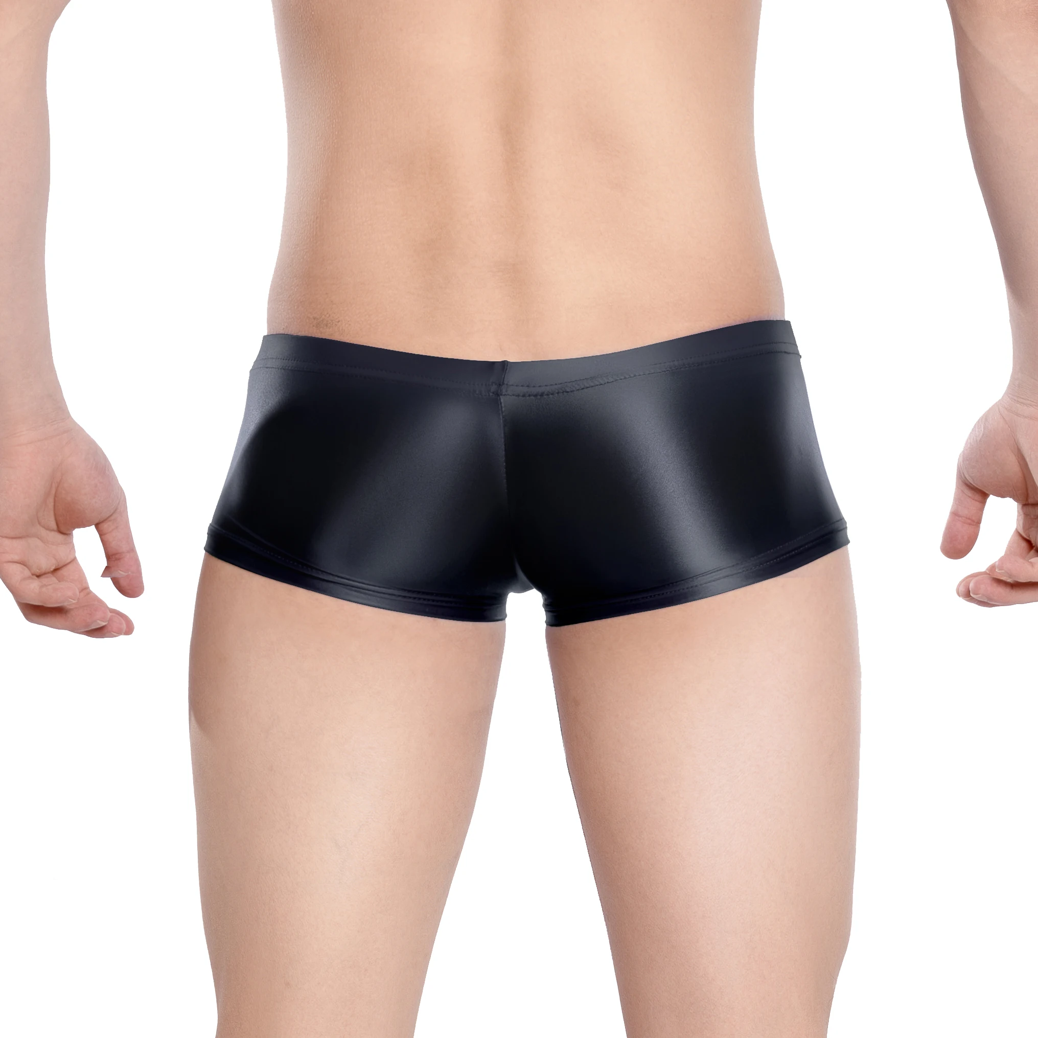 طبل طويل على شكل القضيب جيب تصميم المثيرة سراويل بوكسر مثير الفيل جذع مرونة شفافة مثلي الجنس الملابس الداخلية الرجال ملخصات المنزل #6