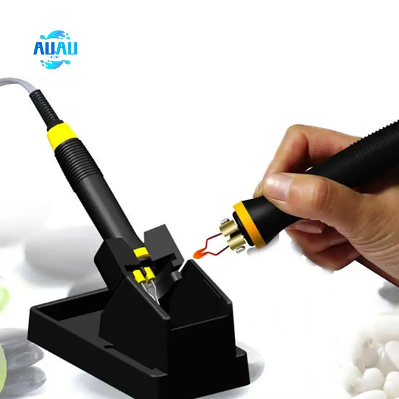 

AUAU-Wood Burner Kit Heat Press Machine Wood Craft Tool Kit For Wood Soldering Iron Welding Equipment Pyrography Tool