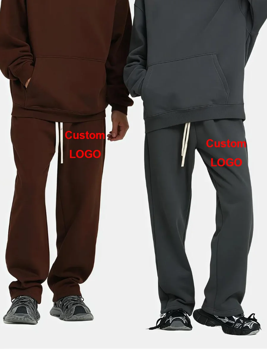

03 Custom LOGO Image Pants Straight drawstring for Men Daily Sweatpant Hot Sales Casual Versatile New Fashion the Four Seasons