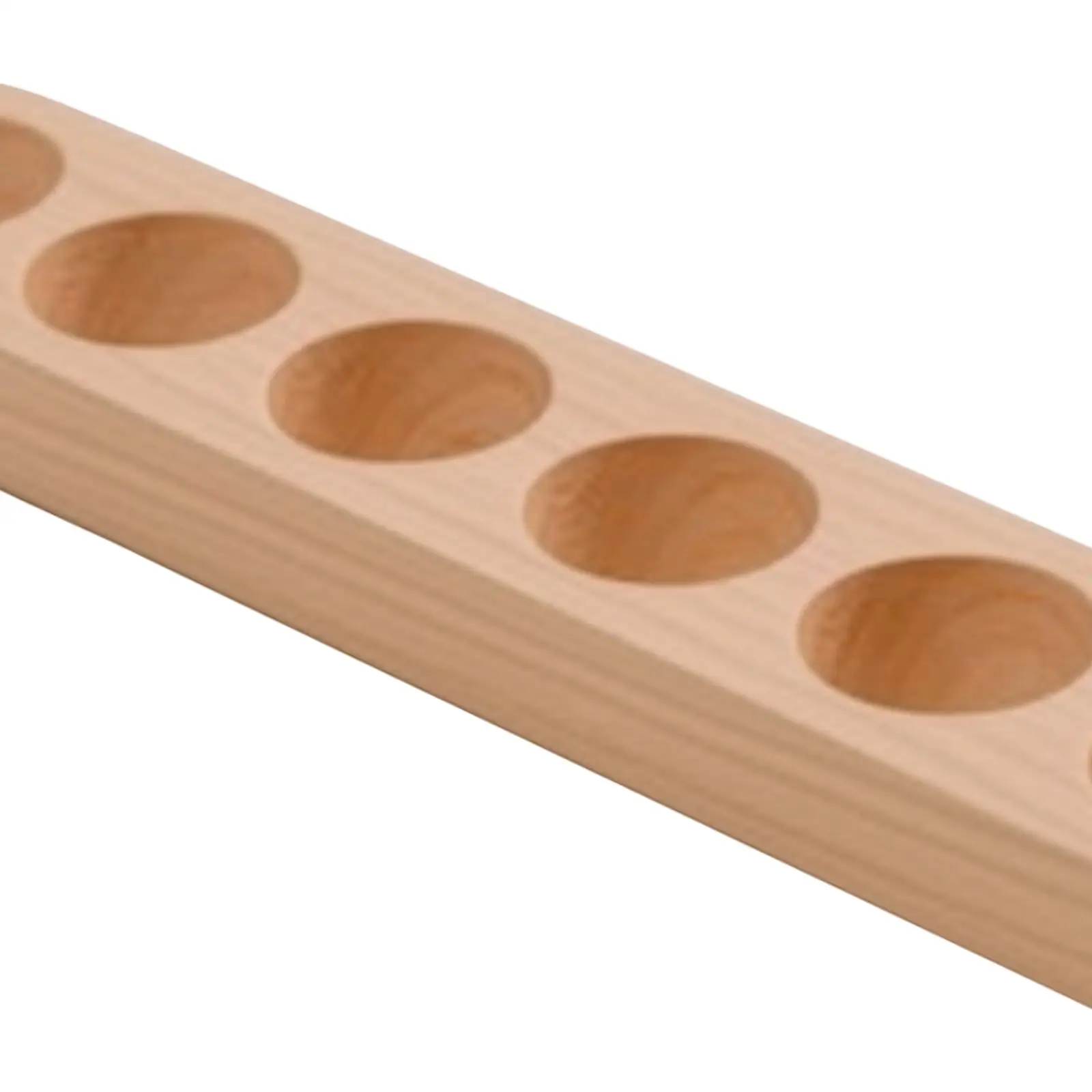 Wooden Egg Holder Egg Tray Decorative Stand Plate Collecting Rack for Restaurant