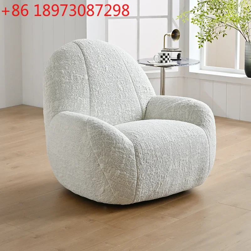 

Итальянское минималистичное кресло-софа для отдыха, простое одноместное кресло для гостиной или балкона.