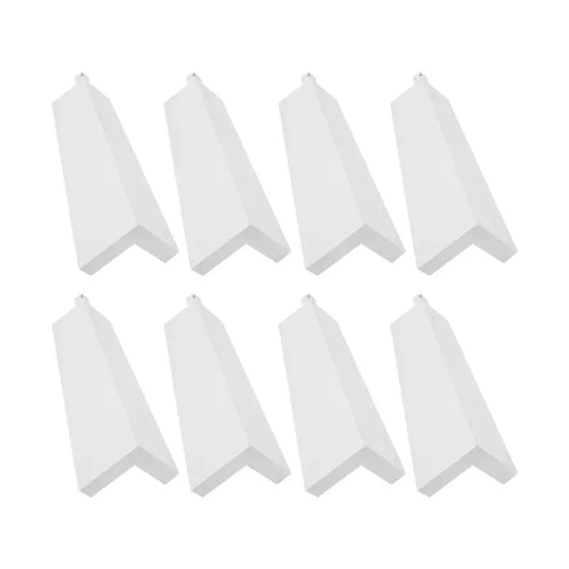 KYCOR-8 Pcs Aluminum Siding Corners 8 Inch Outside White Siding Corner Caps Smooth Siding Aluminum Corner