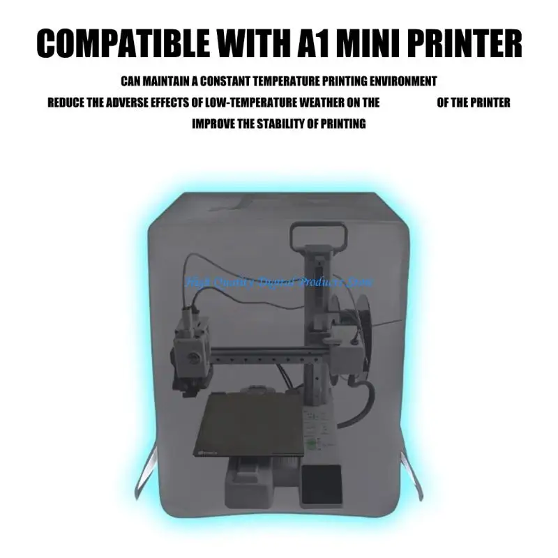 

U2JE Flexible 3D Printer Case constructed From Tear Resistant Metal Sheet Fabric