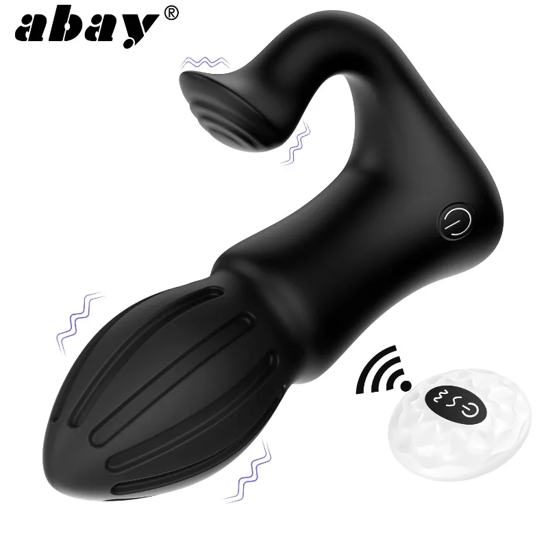 Male prostate massage sex toy anal vibrator remote control anal plug prostate stimulator masturbator male gay sex toy