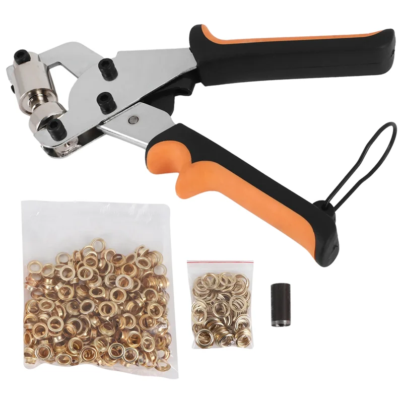 

HGSW-Spare Parts Eyeletpliers For Tarpaulins,Eyeletpliers Set With 300Eyelets (Diameter 10 Mm),Eyeletpliers 10 Mm For Leather,Fa