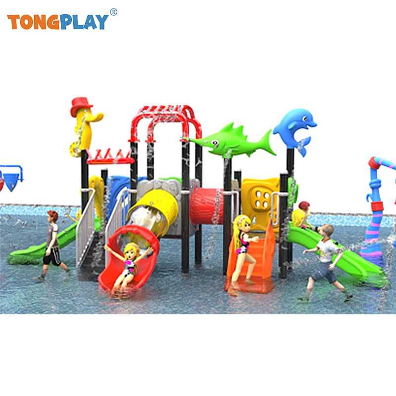 

Water Playground Large Backyard Amusement Park Water Slide Outdoor Water Play Equipment For Kids