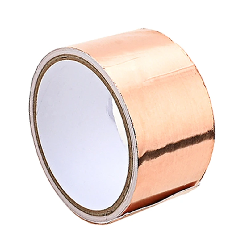 YD61 13.12ft Guitar Shielding Tape Copper Foil Tape with Conductive Adhesive for Electrical Repairs, Guitar or EMI Shielding