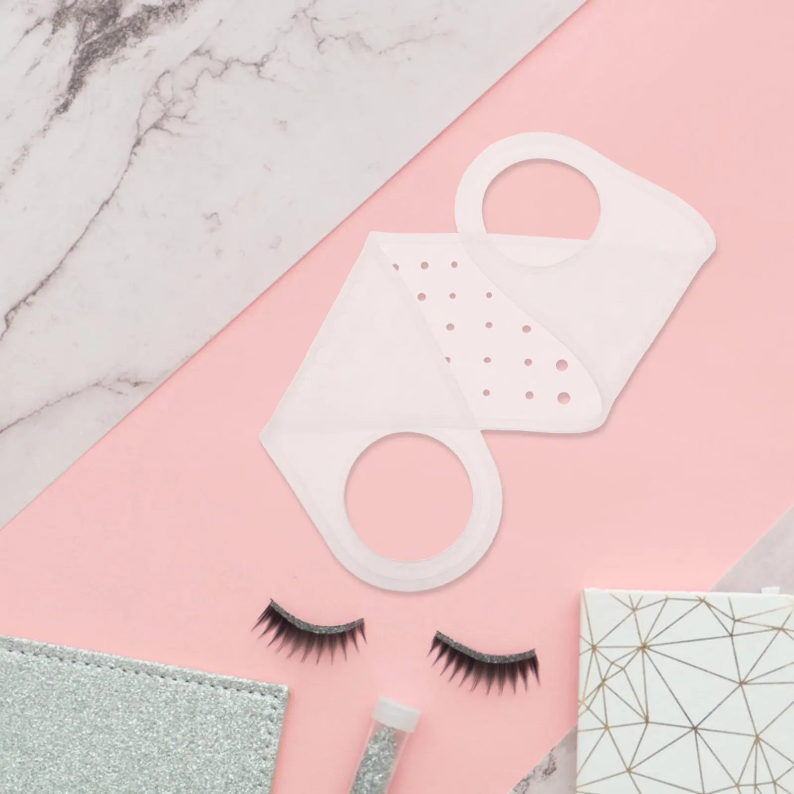 2 Pezzi Fascia Modellante Viso in Silicone per Sollevamento Linea Mascellare e Riduzione Doppio Mento, per Dormire, a Forma di V, Vestibilità Confortevole, per Uso Notturno