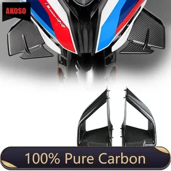 100% 3K Carbon Fiber Motorcycle Winglet Fairings Kit Winglets For BMW S1000RR 2019 M1000RR 2020 2021 2022 Wings accesorios moto