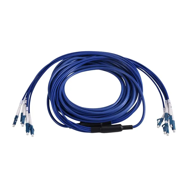 Reliable-Armored Fiber Optic Cable Single Mode Fiber Optic Patch Cordff 8 Cores 8LC-8LC 15M,Armored Fiber Optic Cable Single