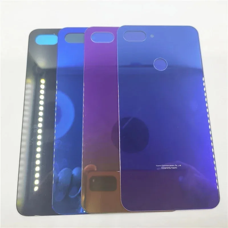 

backshell Back Cover For Xiaomi Mi 8 Lite Rear Door 3D Glass Panel Mi 8Lite Housing Case Glass Cover With Adhesive Replac