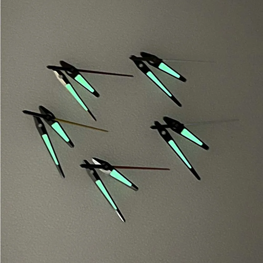 High Quality NH35 Watch Hands  Green Luminous Pointers Needles Fits for NH34 NH35 NH36 Movement