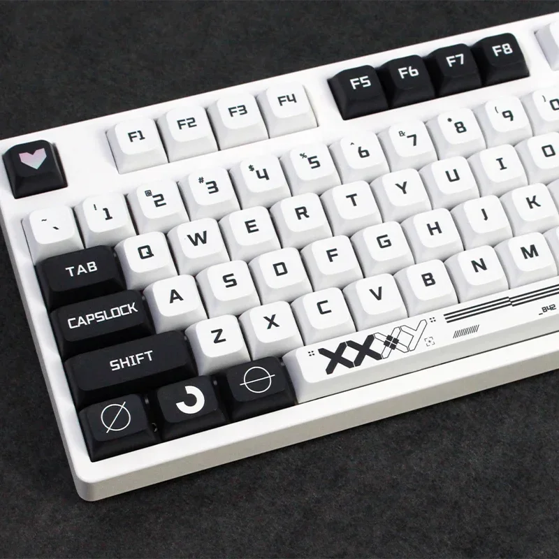 Imagem -02 - Teclas Selo Coleção Tema Keycaps Xda Perfil Chave Bonés Inglês para 61 64 68 84 87 96 98 104 Teclado Mecânico Keycaps 132