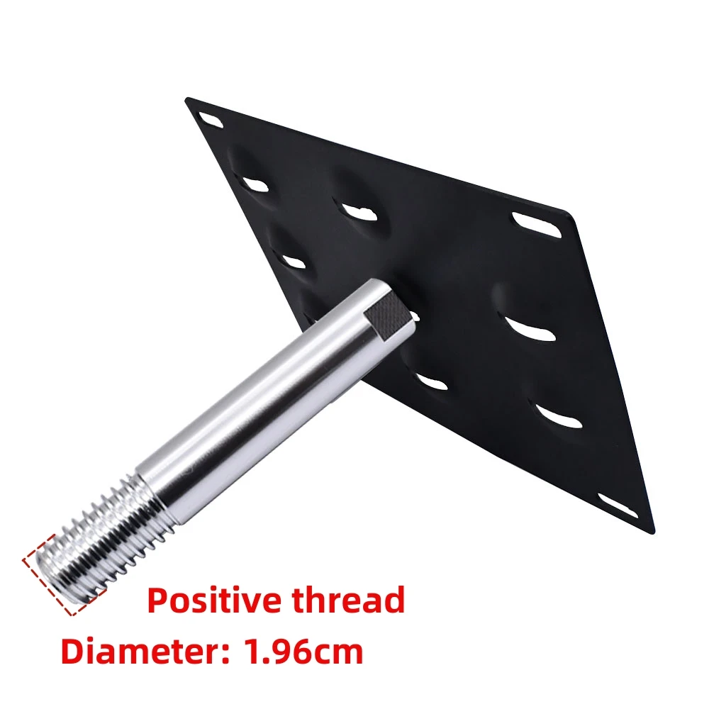 For BMW 4-Series 2021 2022 2023 2024 Car Bumper Tow Hook License Plate Mount Bracket Stainless Steel No Drill Car Accessories