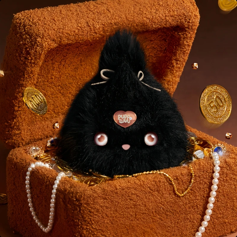 Neue Puppo Luvu von Fluff Star Blind Box schöne Plüsch Tasche Anhänger Puppe Mystery Box trendige Spielzeuge süße flauschige Schlüsselanhänger Figur Geschenk
