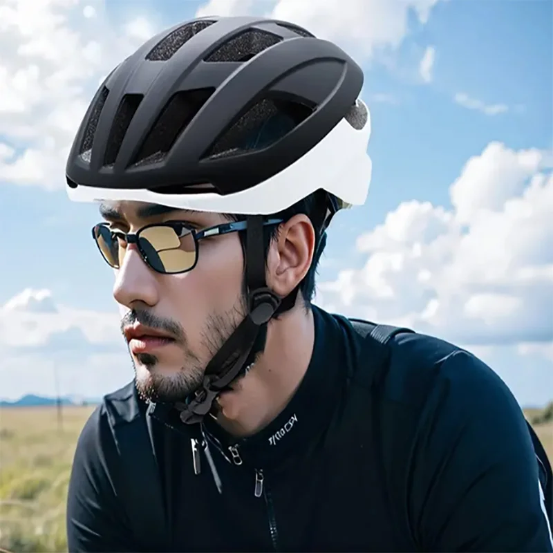 Casque de vélo respirant pour adultes, casque de sécurité, vélo et moto, 1 PC