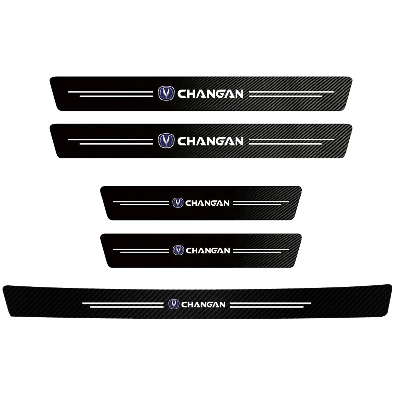 5pcs Car Door Sill Anti Scratch Protector Stickers For Changan UNI-K CS35 CX70 CS85 CS55 CS75 CS15 F70 Alsvin UNI-T CS95