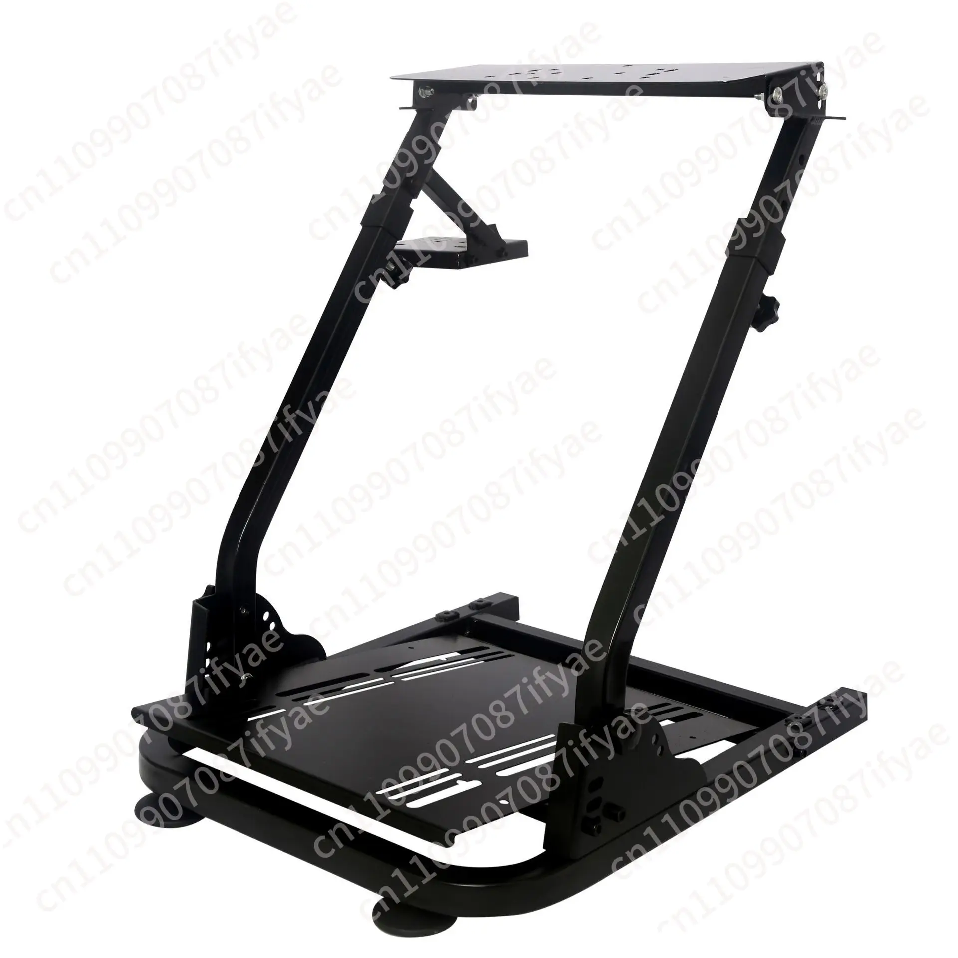 Folding sim racing game steering wheel seat stand - view 4