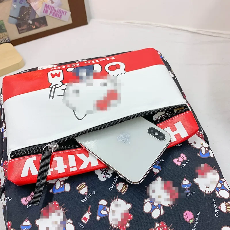 حقيبة ظهر جديدة للأطفال من HelloKittys مقاومة للماء بسعة كبيرة حقيبة ظهر خفيفة لطيفة للسفر حقيبة مدرسية للطالبات حقائب هدايا للفتيات للمرأة