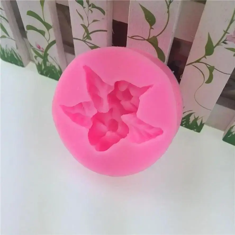 1 Stück Silikonform für Kuchen, Schokolade, Süßigkeiten, Dekoration, Bastelzubehör, DIY, kreative handgemachte Kuchendekoration, Blumenform