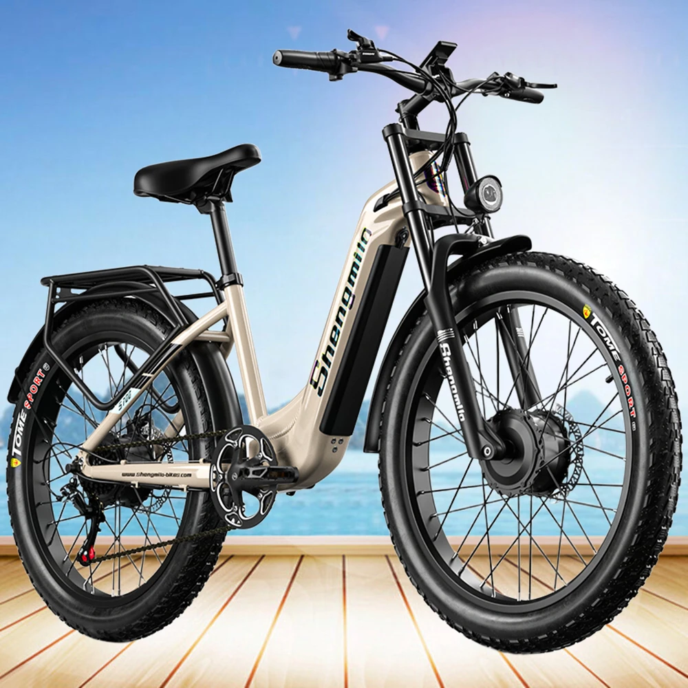 

Электрический велосипед для взрослых, 26-дюймовый электрический горный велосипед с толстыми шинами, 2000 Вт, пиковый мотор, электровелосипед, 30 миль, 49 миль, 17,5 Ач, электрический электронный велосипед для взрослых